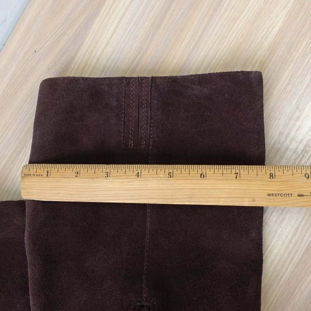 Dolce Vita Womens Knee High Boots 10 Dark Brown Suede Y2K Tech Waterproof $275